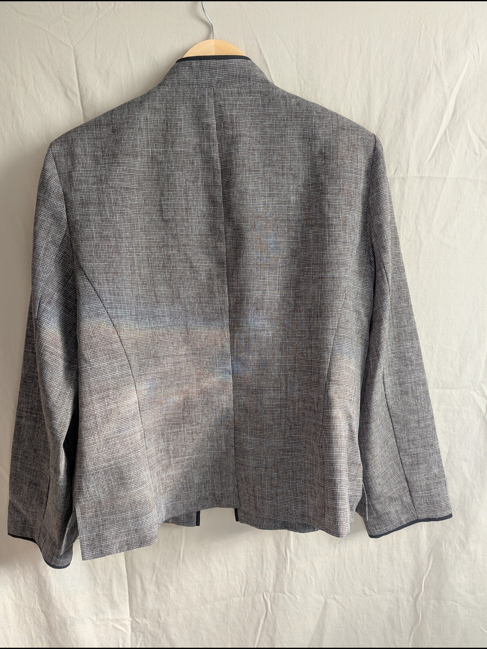 Perceptions Open-Front Collarless Blazer - Picture 3 of 3